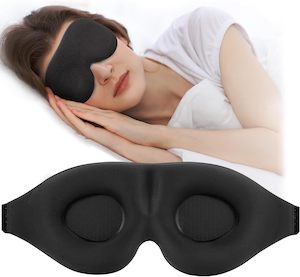 Electronic goods: Travel Sleep Eye Mask 3D Memory Foam Padded Light Sleeping Blindfold