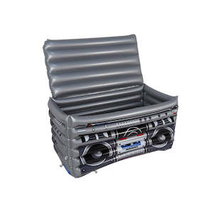 Electronic goods: Inflatable Box Beverage Inflatable Cooler 80s Party Decorations Radio