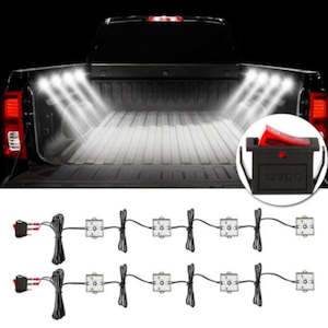 Electronic goods: 8PCS White LED Truck Pickup Bed Light Kit