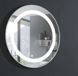 Eclipse LED Frost Circle Mirror