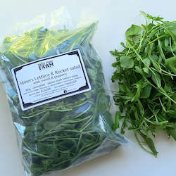 Vegetable growing: Miners lettuce and rocket salad - 120gm