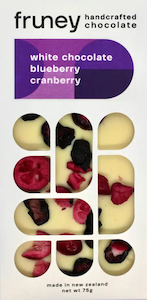 White chocolate & Blueberries & Cranberry bar