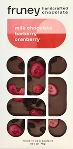 Milk chocolate & Barberry & Cranberry bar