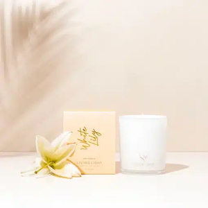 White Lily Soy Candle Large