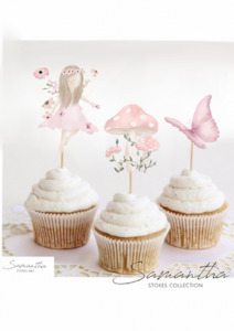 Fairy cupcake and cake toppers samanthastokesbridal