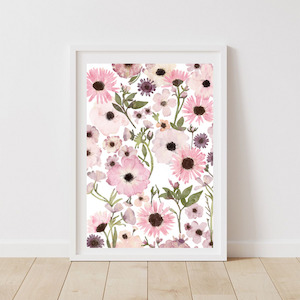 Pink meadow - print samanthastokesbridal