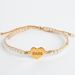 Jewellery: Crystal Rainbow Babe Bracelet | Gold