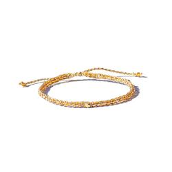 Jewellery: Crystal Dark Nugget Bracelet | Gold