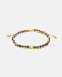 Dark Green Aventurine Bracelet | Gold