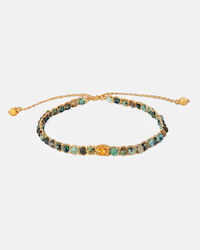 African Turquoise Bracelet | Gold