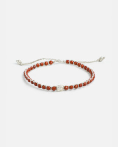 Red Jasper Bracelet | Silver