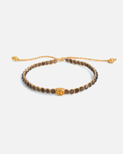 Smoky Quartz Bracelet | Gold