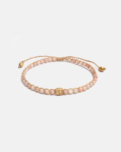 Pink Opal Bracelet | Gold