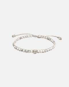 Howlite Bracelet | Silver