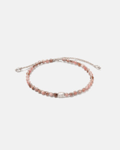 Rhodochrosite Bracelet | Silver