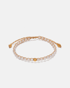 Moonstone Kids Nugget Bracelet | Gold