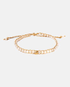 Crystal Glass Kids Nugget  Bracelet | Gold