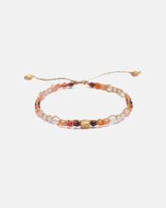 Ombre Pink Candy Bracelet | Gold