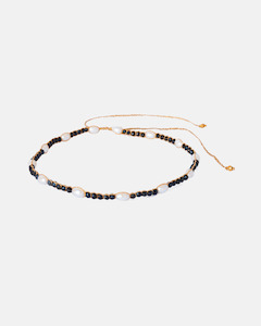 Choker Black Tourmaline | Gold