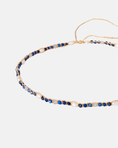 Pearl & Gemstone Sky Choker | Gold