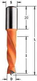 Drill 3.0mm x 57mm TCT L/H Dowling