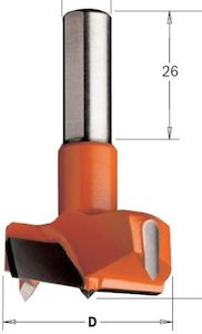 Drill 15.0mm x 57mm TCT L/H Dowling