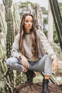 Clothing wholesaling: Sandy Days Grey Crew