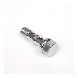 Whites Brake - 10mm Double Banjo Bolt - Chrome 10x1.25