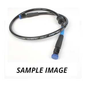 Whites Premade Brake Line - 900mm - (Dark Smoke)