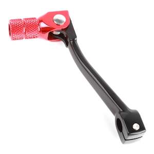 Zeta Forged Shift Lever CRF50, TTR50, DT200WR, KL250G - Red