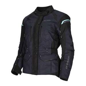 Dririder Compass 4 Ladies' Jacket - Navy / Sky Blue