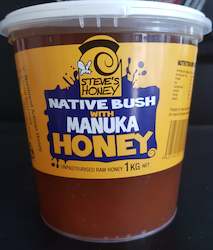 NATIVE BUSH HONEY WITH MANUKA /1KG