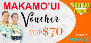 TOP$70 Makamo’ui Voucher @Vaitohi Enterprise Gas Station Nuku’alofa