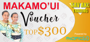 TOP$300 Makamo’ui Voucher @Vaitohi Enterprise Gas Station Nuku’alofa