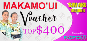 TOP$400 Makamo’ui Voucher @Vaitohi Enterprise Gas Station Nuku’alofa