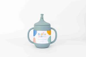 Saylor Mae Silicone Smoothie Cup - Quail Blue