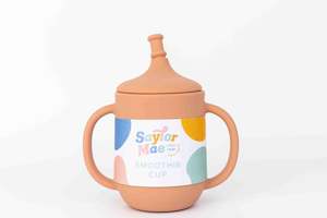 Saylor Mae Silicone Smoothie Cup - Toffee Coral