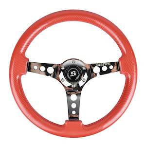 Motor vehicle part dealing - used: Scarles Watermelon Mahogany Steering Wheel