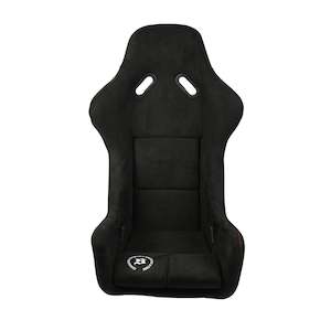 Bucket Seat - Black with Red Stitching Suede (Pro Style)