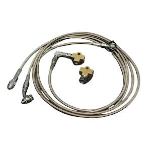 Motor vehicle part dealing - used: PSM C5 Corvette Z06 Inline Hand Brake Lines and Fittings set w/ ABS delete (Order in)