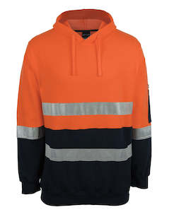 6DVPM - JB's Wear - Hi Vis 310g Cotton Pullover Fleece Hoodie (Day/Night)