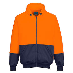 B327 - Portwest - Hi-Vis Two-Tone Zip Hoodie