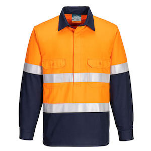 FR713 - Portwest - Two Tone closed Front Vented Shirt