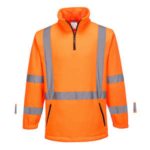 Clothing manufacturing: MF116 - Portwest - Hi-Vis Cross Back Polar Fleece Jumper