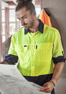 ZW468 - Syzmik - Hi Vis Outdoor Long Sleeve Shirt