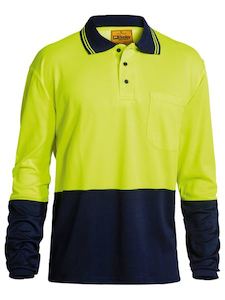 BK6234 - Bisley - Two Tone Hi-Vis L/S Polo Shirt