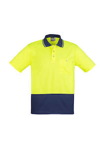 ZH231 - Syzmik - Unisex Hi Vis Basic Spliced Polo - Short Sleeve