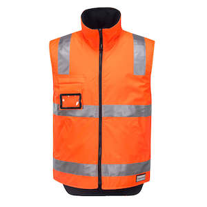 Clothing manufacturing: K8132 - Portwest - Huski Reversible Polar Fleece Traffic Vest