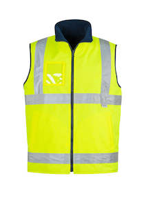 Clothing manufacturing: ZV358 - Syzmik - Mens Hi Vis Lightweight Fleece Lined Vest