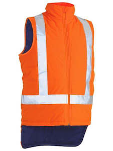 BV0379XT - Bisley - Hi-Vis Puffer Vest with X Back - TTMC-W17